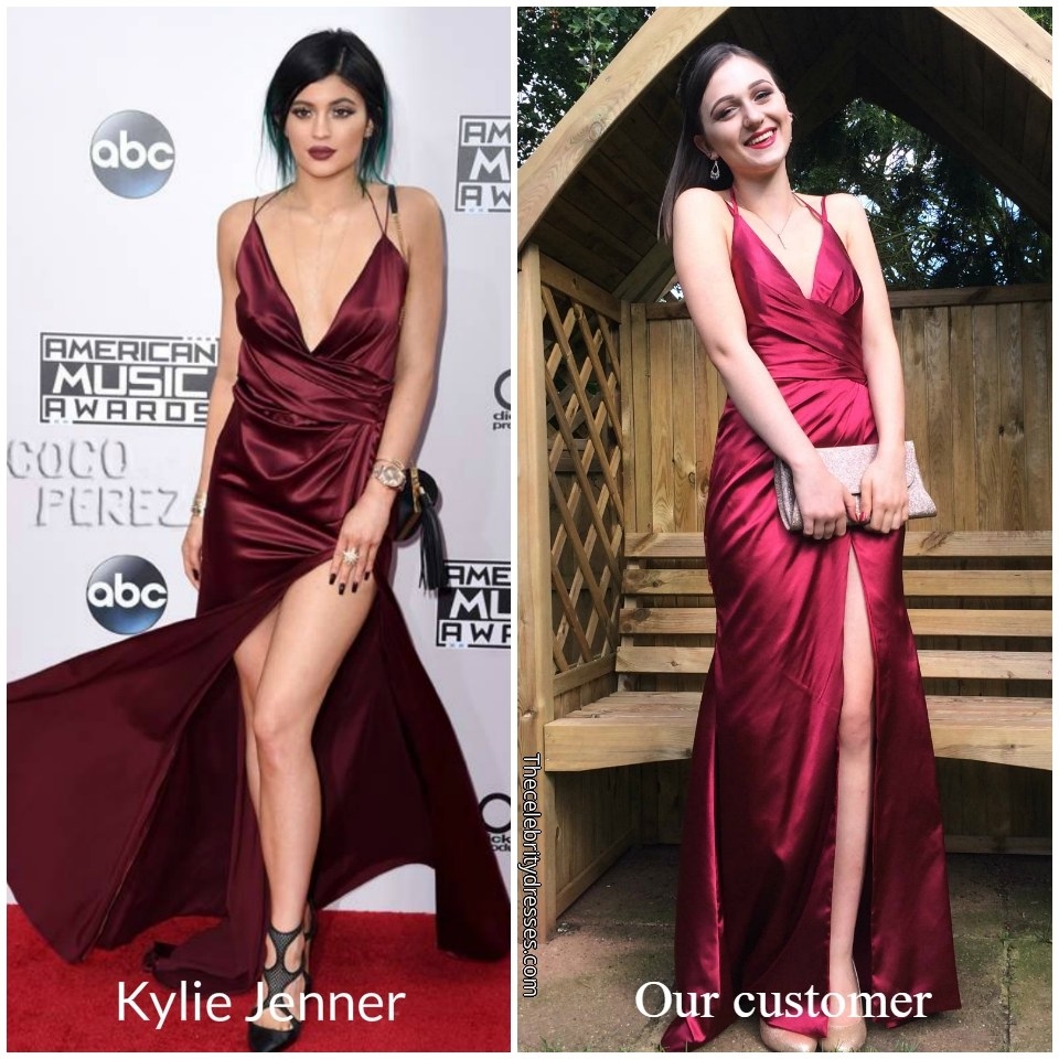 Kylie Jenner looked amazing in this backless gown arrived at the 2014 American Music Awards - Arrivals at Nokia Theatre L.A. Live on November 23, 2014 in Los Angeles, California.