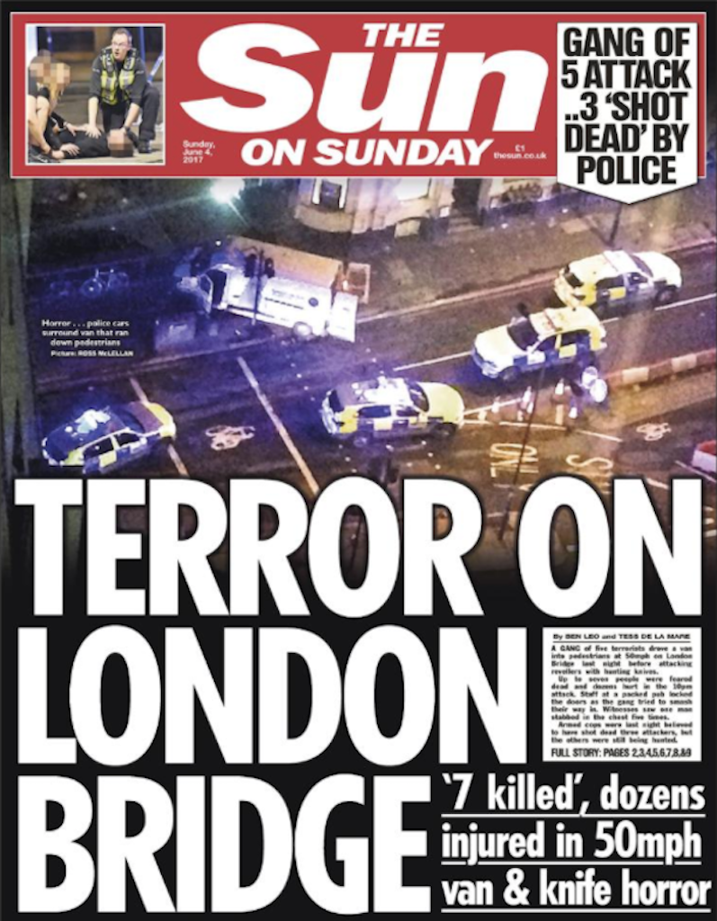 "London In Terror" Here's How Newspapers Reacted To The London Bridge