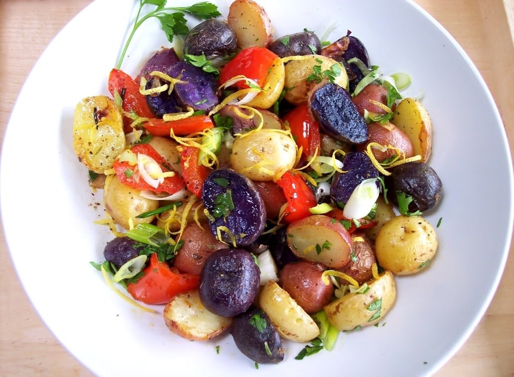 You could also stick these potatoes on skewers and grill them up!