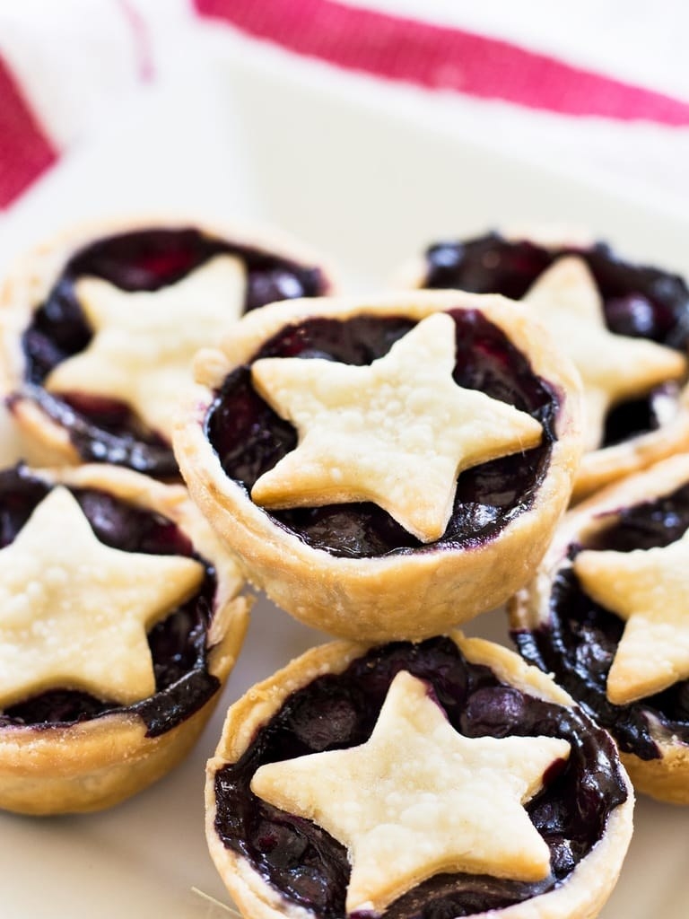 I don't know why humans think everything is cuter if it's mini, but these pies totally are. The little star on top! OMG.