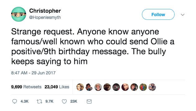 A Dad Asked People To Wish His Bullied Son Happy Birthday And The