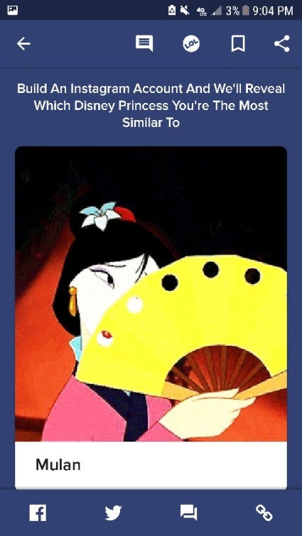 Build An Instagram Account And We Ll Reveal Which Disney Princess