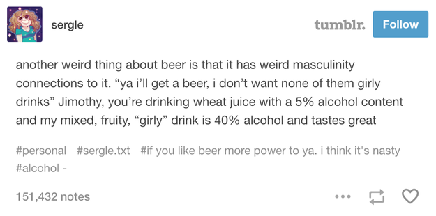 This truth about beer:
