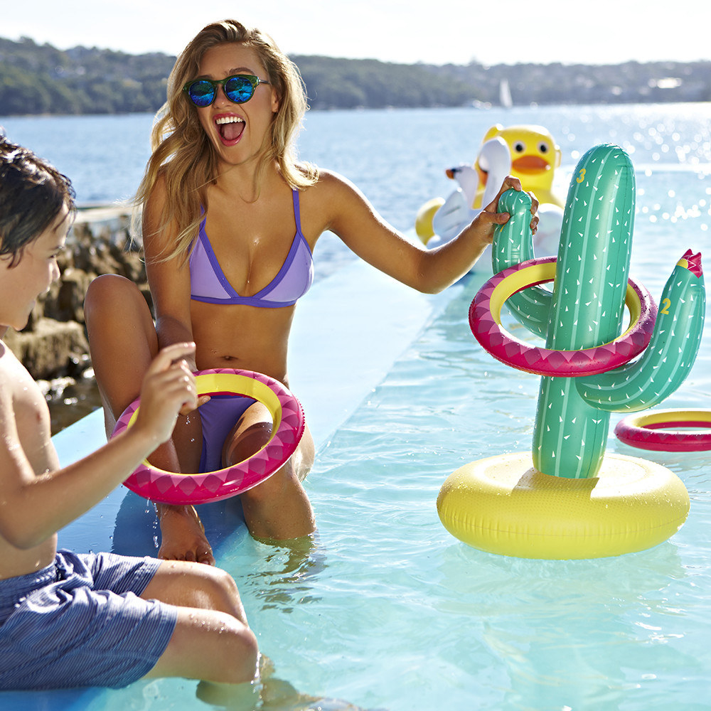 Sunnylife Inflatable Toy Beach Pool Game for Kids and Adults Cactoss for sale online 