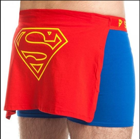 A cape is always in style! Now, this cape may be used to hide unsightly areas, but is a great way to show YOUR superhero the love!