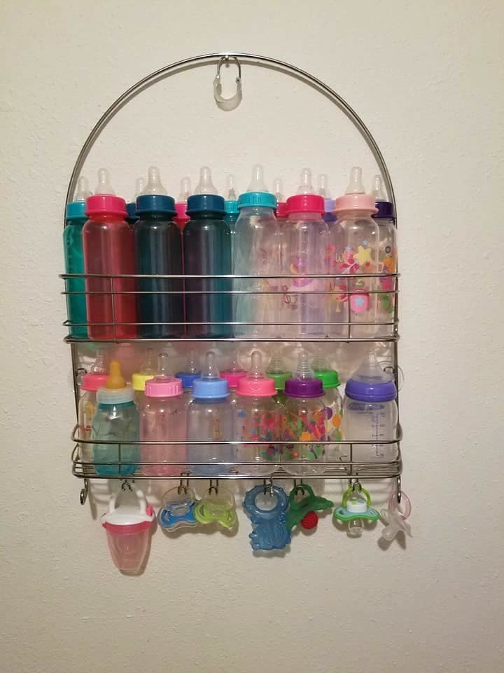 This Mom Showed Off Her Crazy Organized Bottle Station Hack