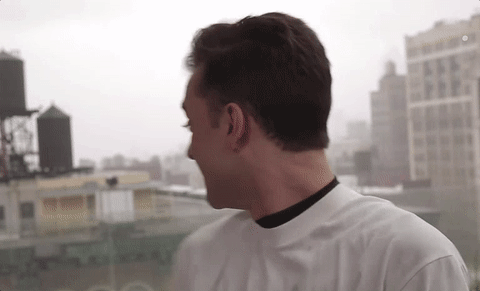 Lewis gives the weather report.