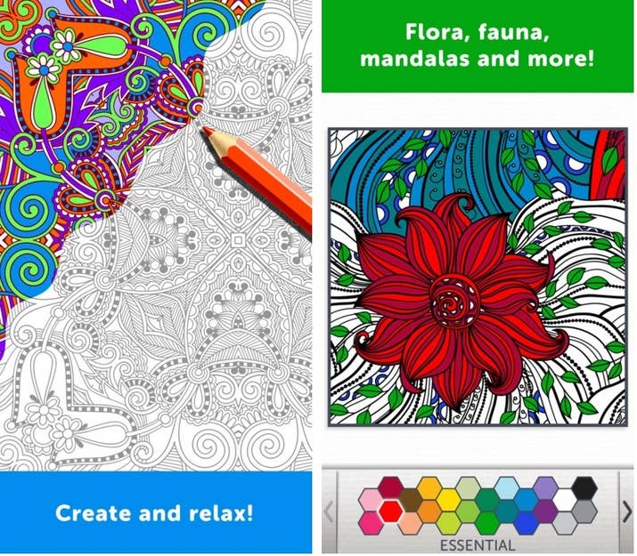 Adult Coloring Book Is An App Mainly For Adults This Completely Free To