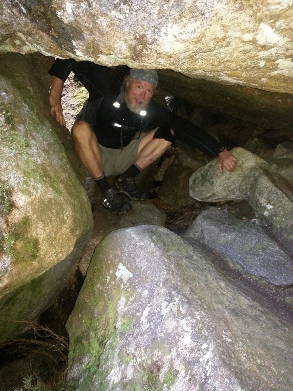 Mahoosuc Notch is nicknamed "The Hardest Mile" on the AT. Hikers spend hours climbing over and under boulders.