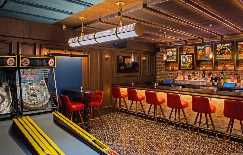 Additionally, The Rickey - a craft cocktail lounge - offers guests with an unconventional mixed drinks menu and a sophisticated yet accessible wine program, while Fishbowl, a fun game room, bar, and lounge, provides the perfect space for a place to watch a sporting event, host a private event, or hang out with your friends.