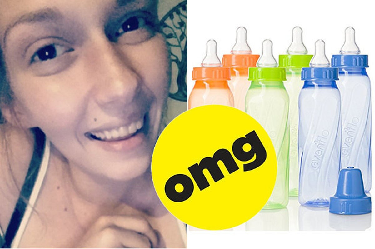 Genius Baby Bottle Storage Hack - Mom Uses Shower Caddy for Bottle Storage