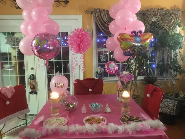 "My mom planned the party a week in advance," Luna's owner Brigitte Olavarria told BuzzFeed. "We sent out invitations to our immediate family members and best friends a week in advance. Everyone showed up and were all so excited."