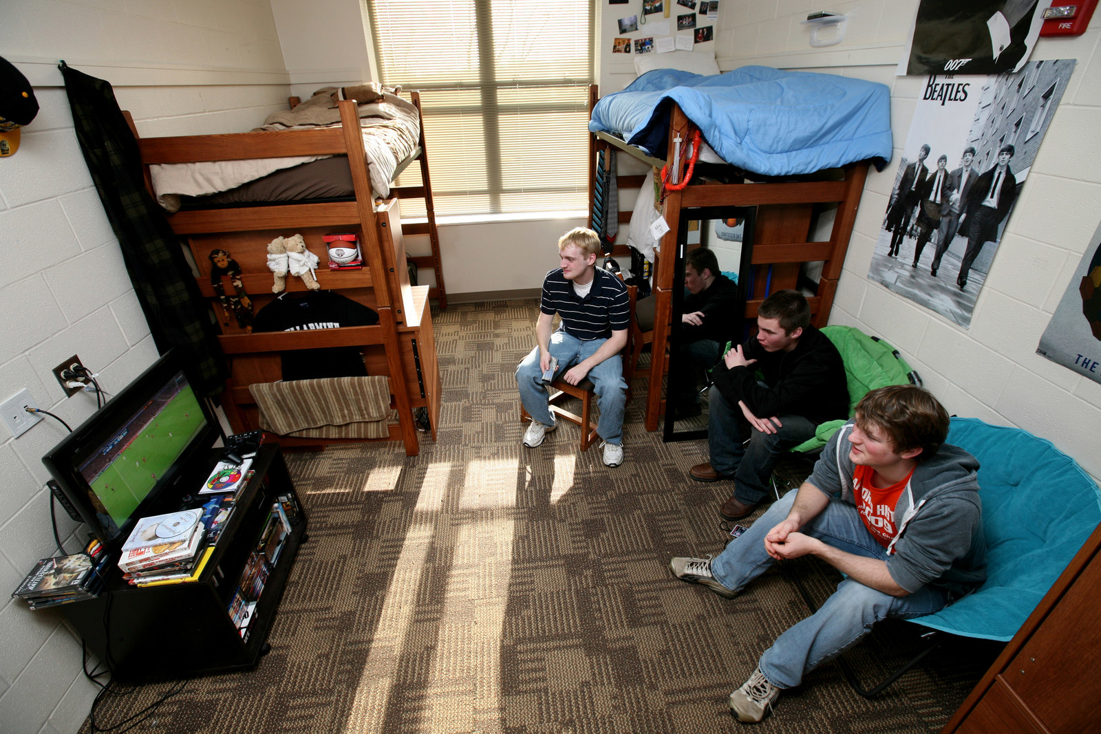 Your siblings and parents have been your "roommates" for a while. Dorm roommates often become lifelong friends, but there's something to be said for familiarity. You could stick around at your parents' place - or, if you're an upperclassman with your own apartment, you can be a little more picky about who shares your bathroom.