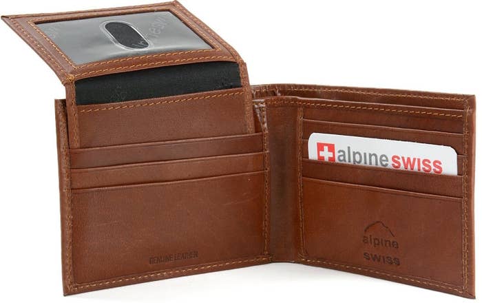Raise your hand if your dad has been using the same wallet since like 1876. Get it from Amazon for $14.99 (available in seven colors).