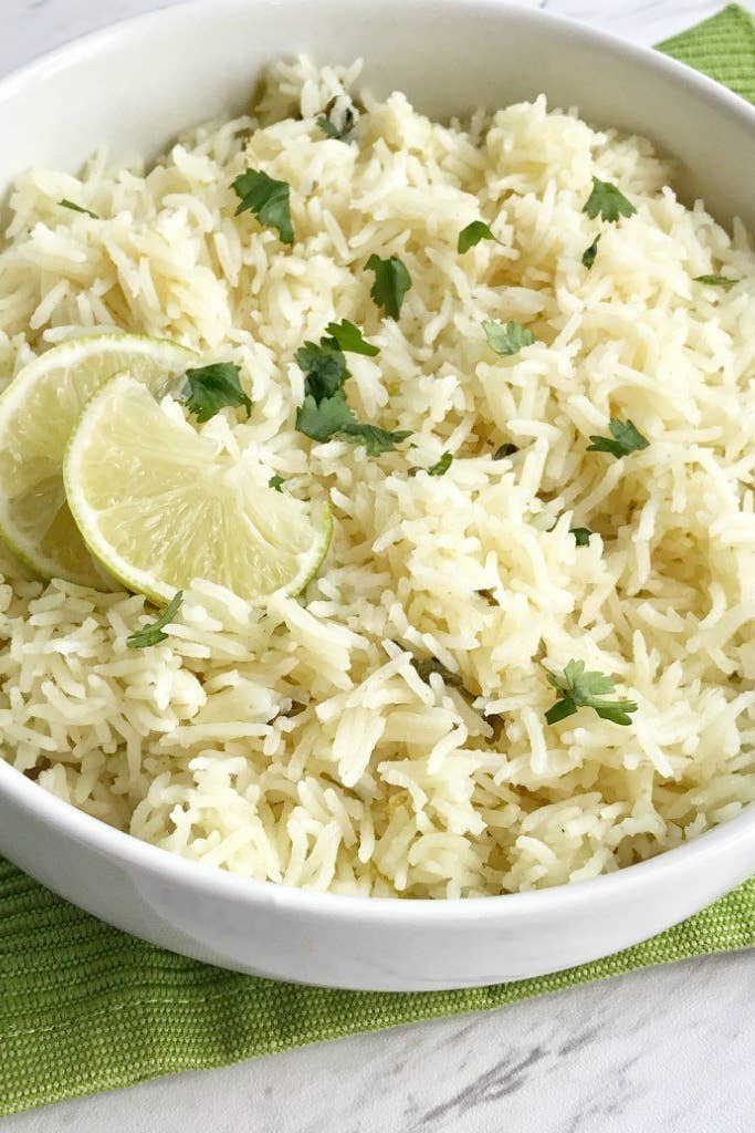 Valentine's Day Dinner: Budget Friendly Cilantro Lime Rice