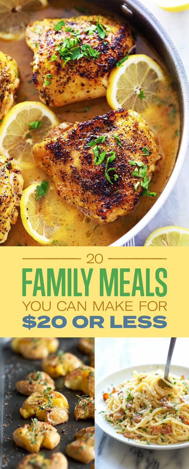 20 Meals to Make for Less Than $20 - A Pretty Life In The Suburbs