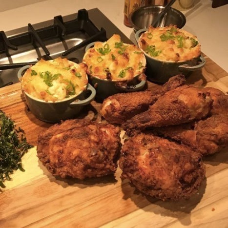 Ayesha&#x27;s Fried Chicken with Lobster Mac and Cheese