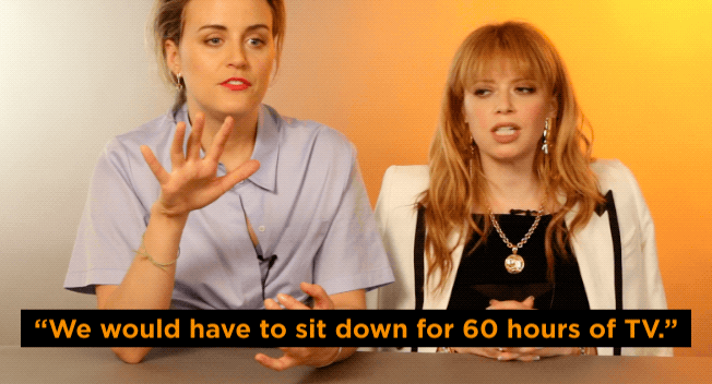 "Nós teríamos que sentar e assistir a 60 horas de TV."