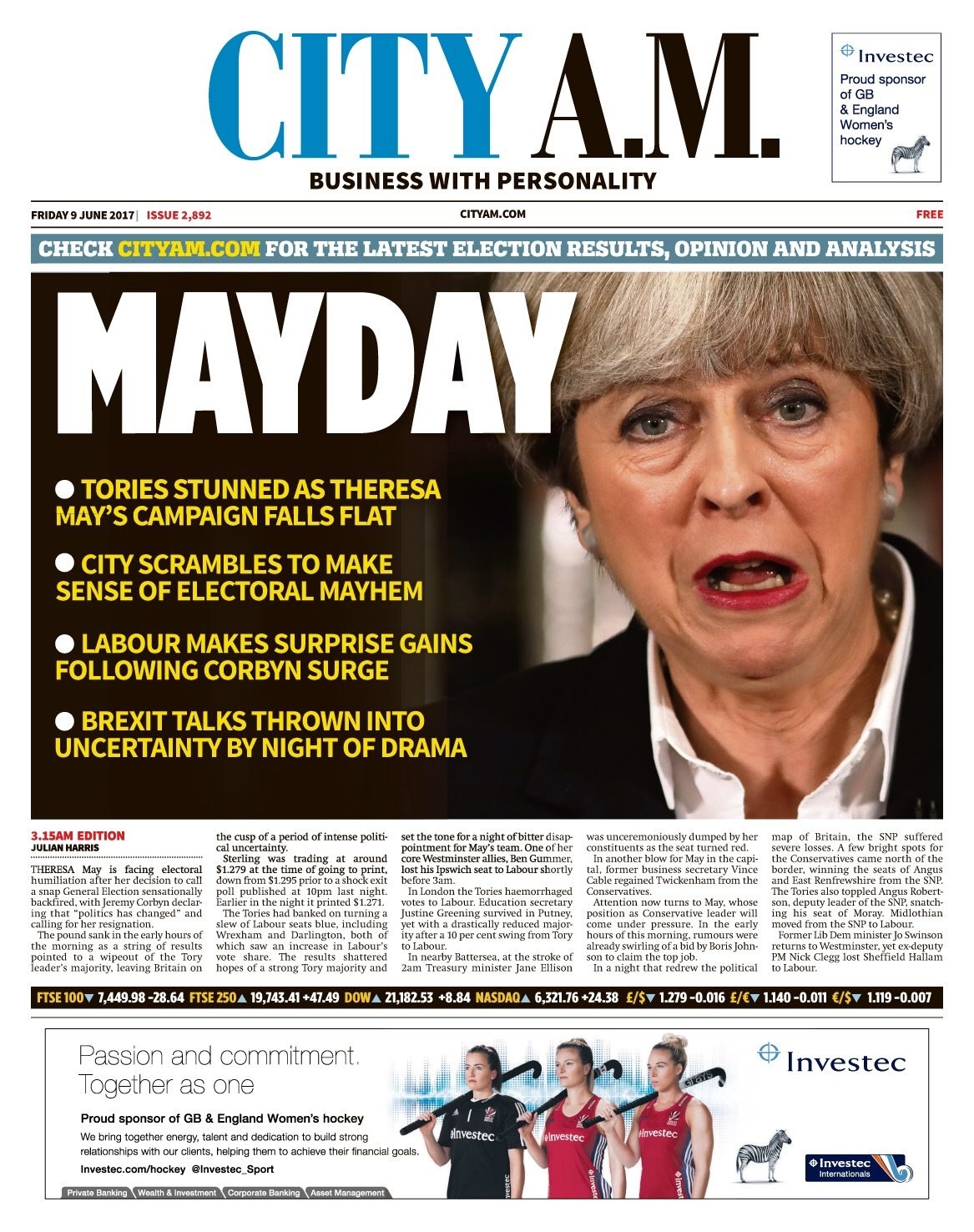 Here's How Newspapers Reacted To The UK's Rollercoaster Of An Election