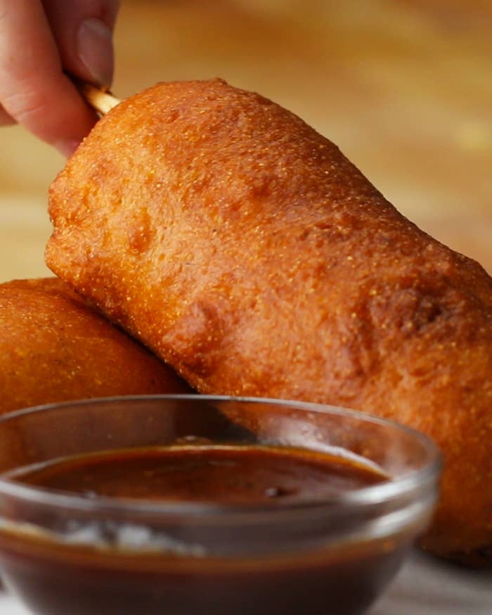 These Bbq Chicken Corndogs Are The Best Of Both Worlds