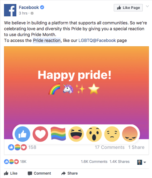 how to do gay flag emoji on facebook