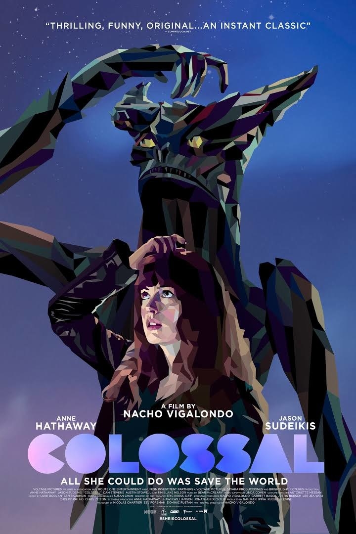 Colossal (2017) is an extraordinary and baffling motion picture sci-fi which enlightens us concerning some way or another creature is associated with us. Gloria (Anne Hathaway) drinks too hard and parties excessively. Her sweetheart has enough of it and tosses her out. Gloria comes back to the place where she grew up, longing for making another begin, however rather resuscitates her adolescence fellowship with Oscar (Jason Sudeikis).He awakens to find a massive beast rampaging through Seoul.