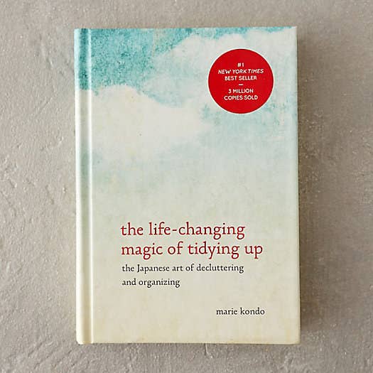 "Read The Life-Changing Magic of Tidying Up. Basically, you learn to purge your life of stuff that doesn't 'spark joy.' You may think that some day you're going to need that cupcake-maker/shoe wheel/second crockpot but, unless you use it on the regular or have an emotional connection to it, it's time to throw it out." —caitlinmGet it from Amazon: paperback for $7.30, hardcover for $9.89, and e-book for $9.99.