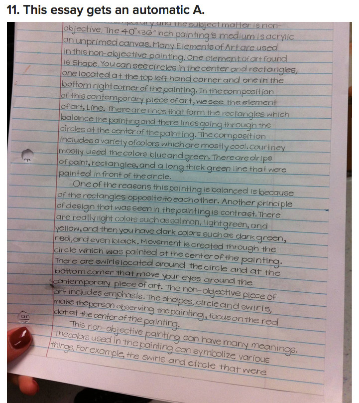 For those who love a good bit of penmanship porn.