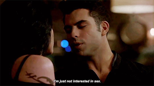 "Most people like to compare sexual attraction to eating, and I think this is a bad comparison. After all, if you don't eat, you die. If you don't have sex, you don't die. We think of sex as a normal thing every human being will naturally want, desire, and have, but it's really not the case.I like to compare sex to exercise — it can be good for many people to want it and do it, but you won't die if you don't do it. Some people can't exercise and some people just have absolutely no desire to. Some people will only do it because somebody they care about is doing it and that's okay too. (Hi, demisexuals, you are valid too!)"—Siona/27/Ace