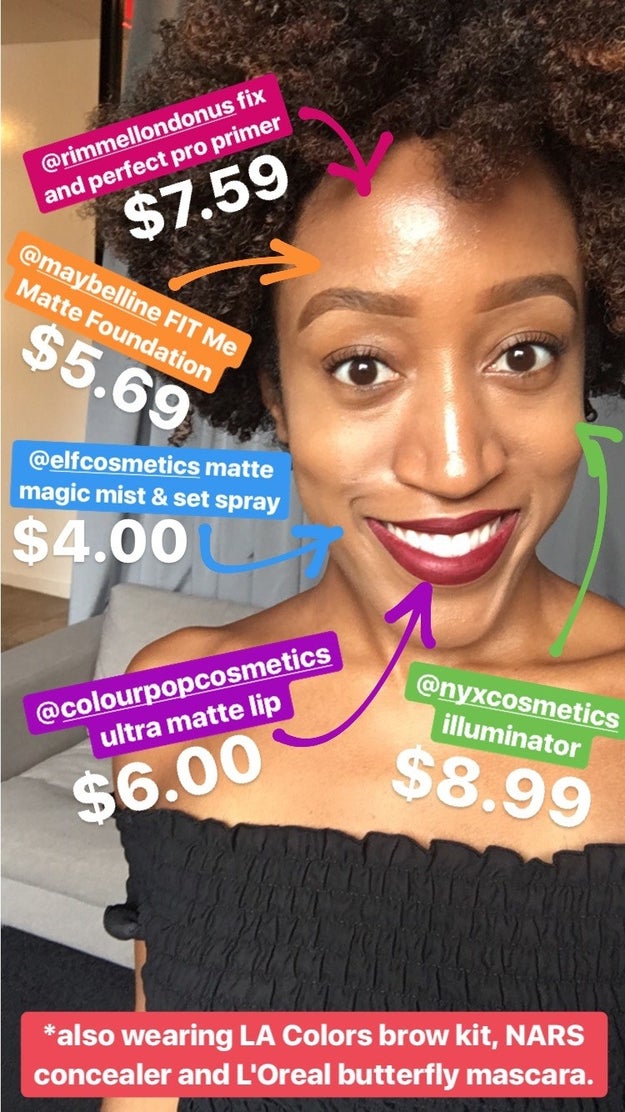 Hey there! I'm Patrice, a beauty writer here at BuzzFeed. I love looking like a million bucks. But ya know what I love even MORE? Telling you how very little I spent on my faux-boujee beat.
