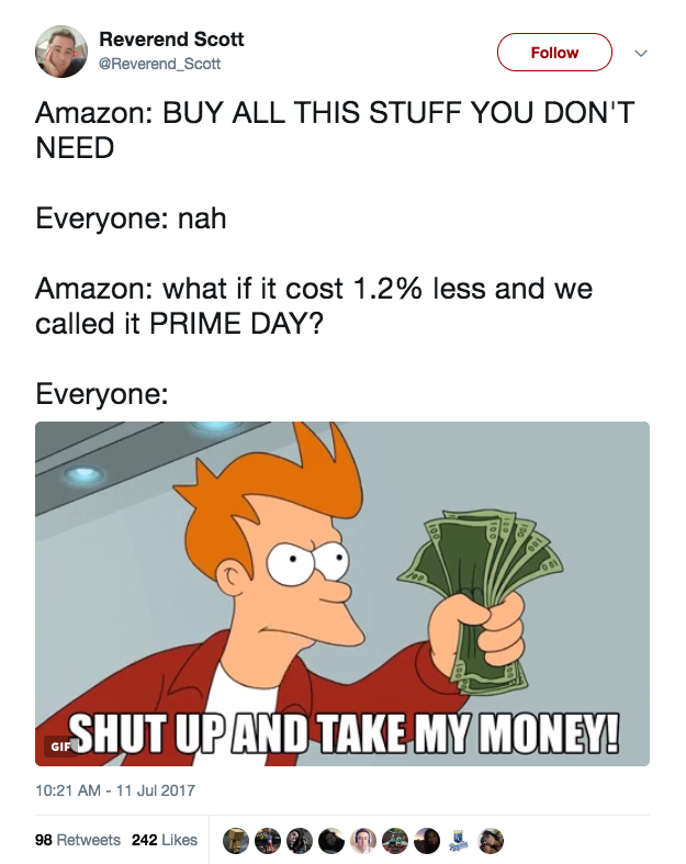 23 Tweets About Amazon Prime Day That'll Make You Laugh Harder Than You