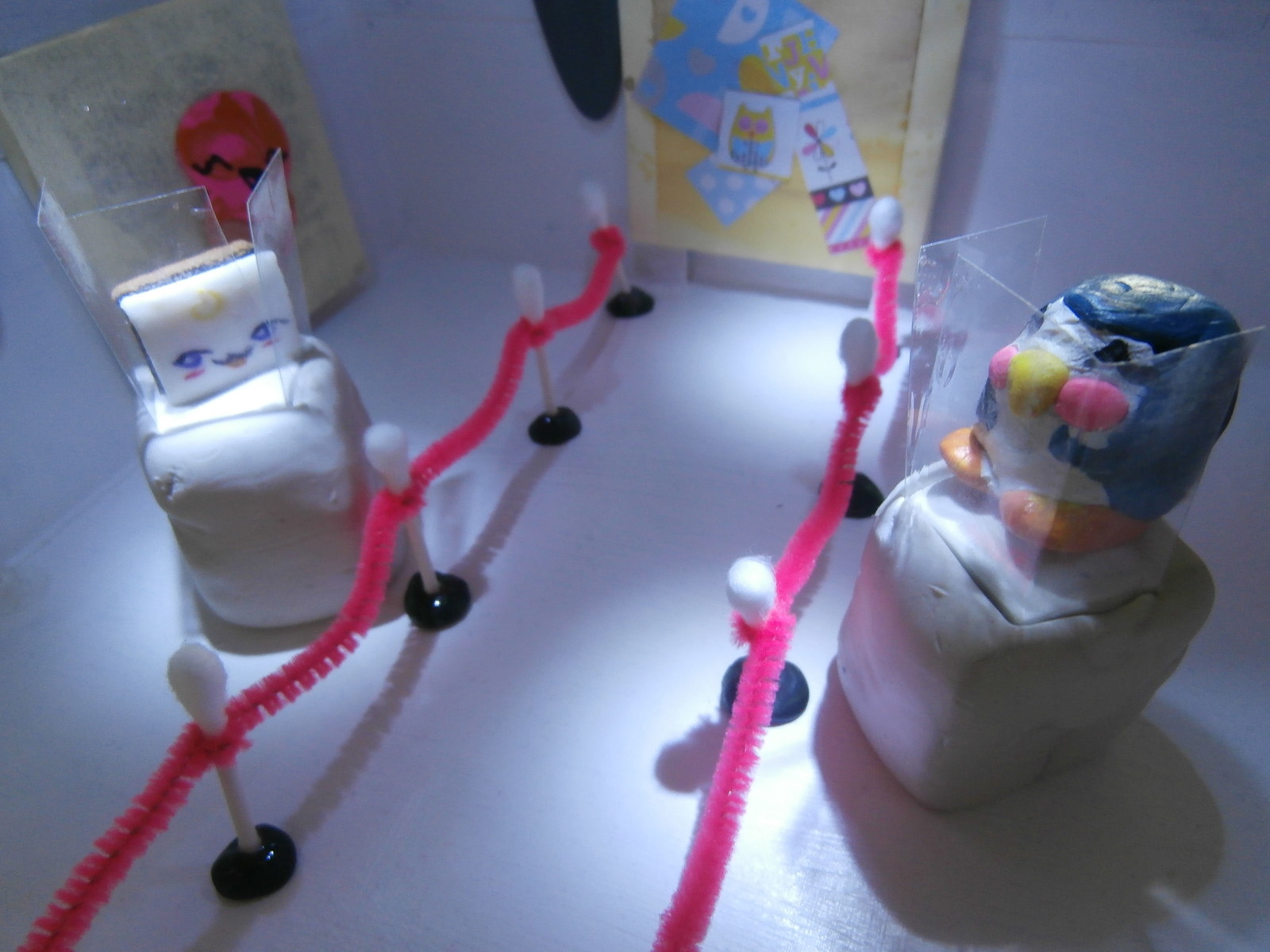 Here is a close-up image of the last of 365 kawaii (Japanese 'cute') art projects. It's a shoebox museum & gallery.