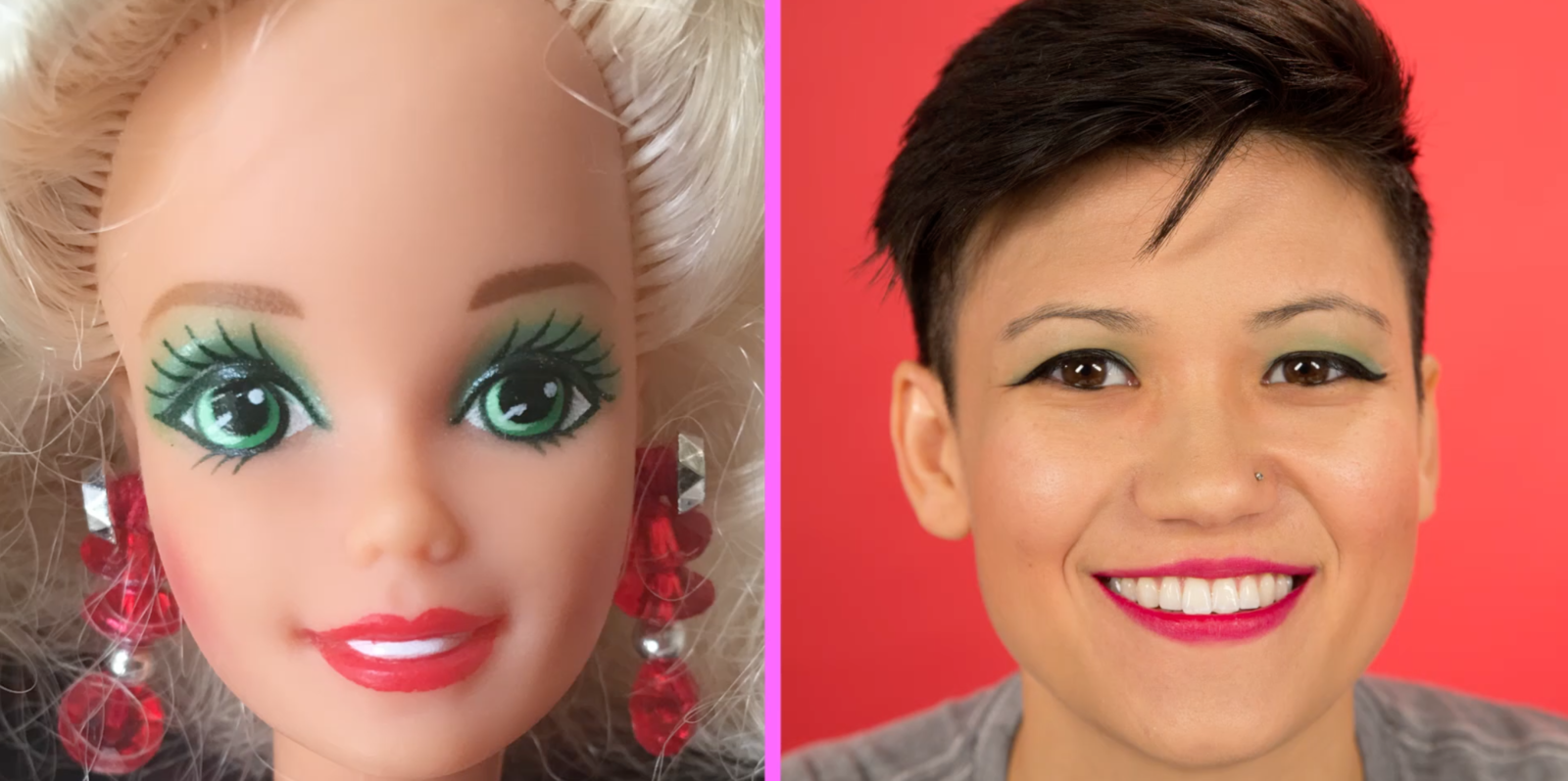 videos of barbie makeup