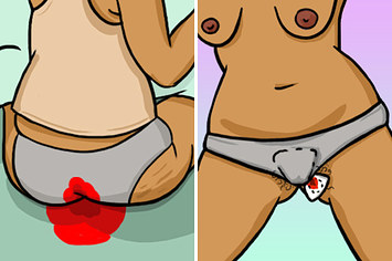 23 perrengues que quase todas as pessoas sofrem durante a menstruação