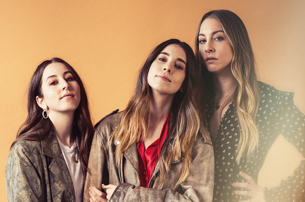 Haim sisters Este and Alana cut stylish figures as they head out