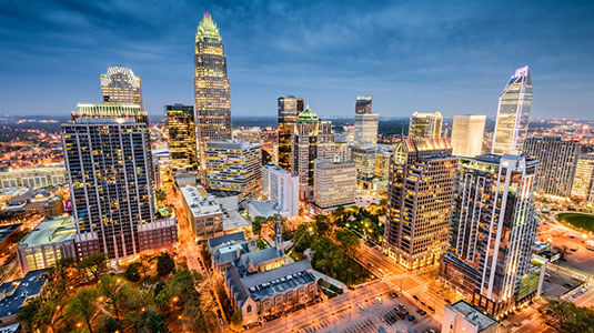The big city. The options are limitless in CLT - including the BB&T Ballpark, NASCAR Hall of Fame, Comedy City Tour Bus, Beyond the Grave Haunted History Tour....the list goes on. Food, music, sports, live entertainment - CLT has it all. Check it out!