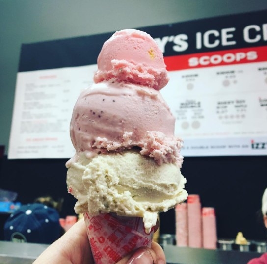 Izzy's Ice Cream in St Paul, Minnesota.
