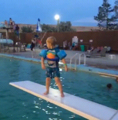 This kid's backflip will need some work...
