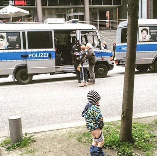 Meanwhile, you've got a kid like this, who doesn't give a fUuUuUck about the police: