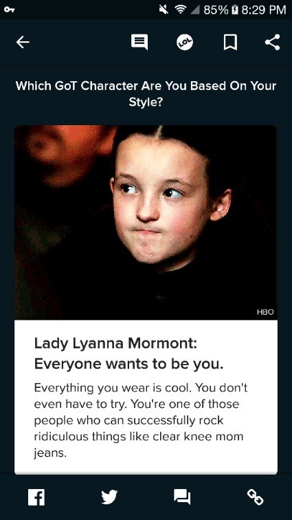 Featured image of post Which Game Of Thrones Character Are You Buzzfeed