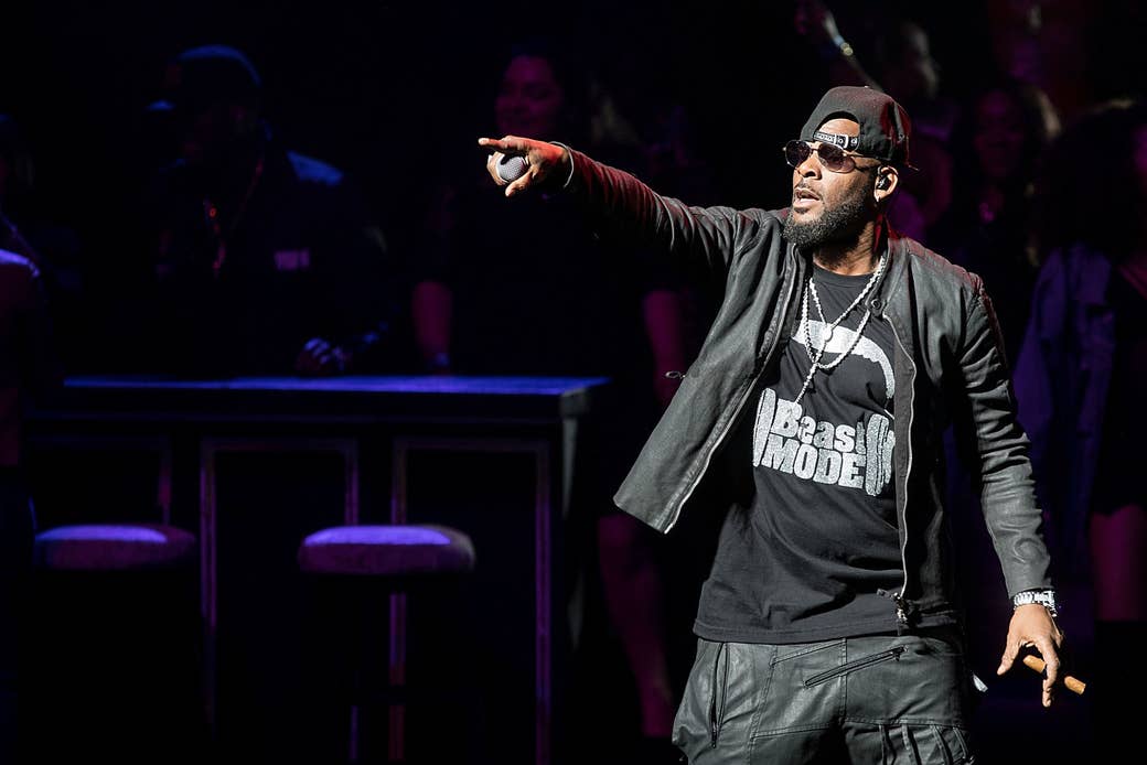 R. Kelly performing at Bass Concert Hall on March 3 in Austin.