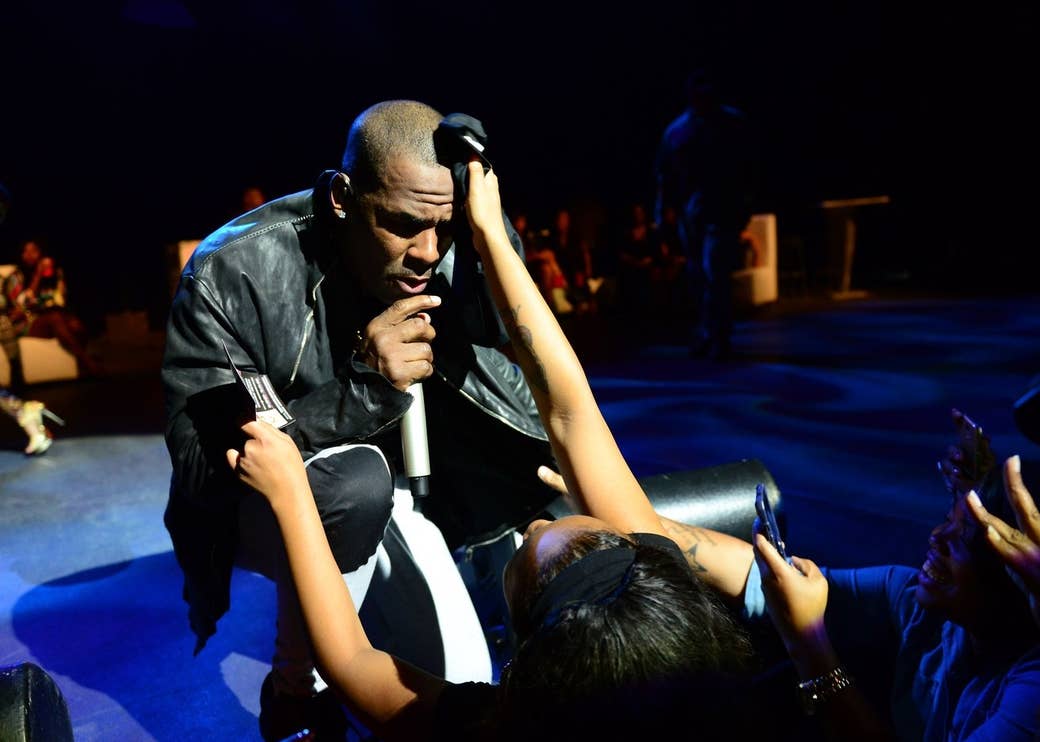 R. Kelly performing at the James L. Knight Center on Oct. 17, 2013, in Miami.