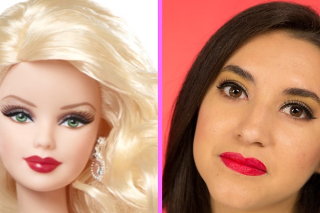 We Tried To Do Barbie Makeup Looks Irl And It Turns Out They Are Very Extra