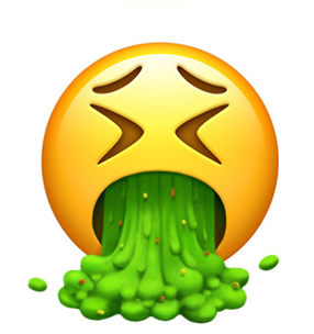 Vomiting Face — truly an emoji for our times: