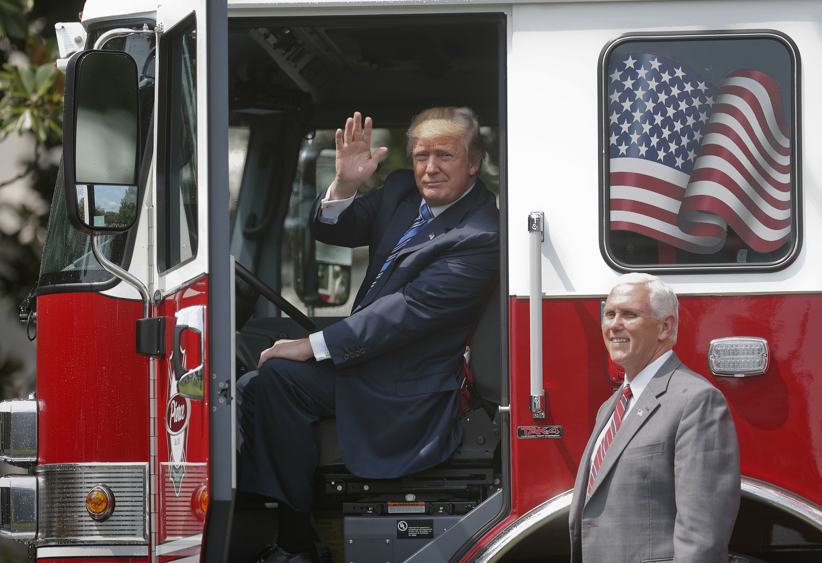 Donald Trump Toured Some Trucks Today And You Know What Happens Next