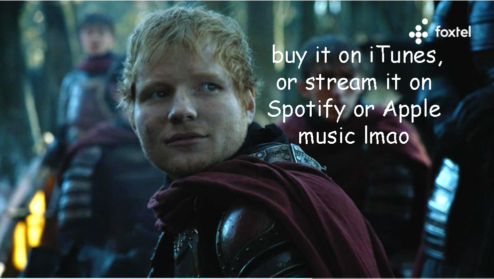 Ed Sheeran Game Of Thrones GIF - Ed Sheeran Game Of Thrones Go T