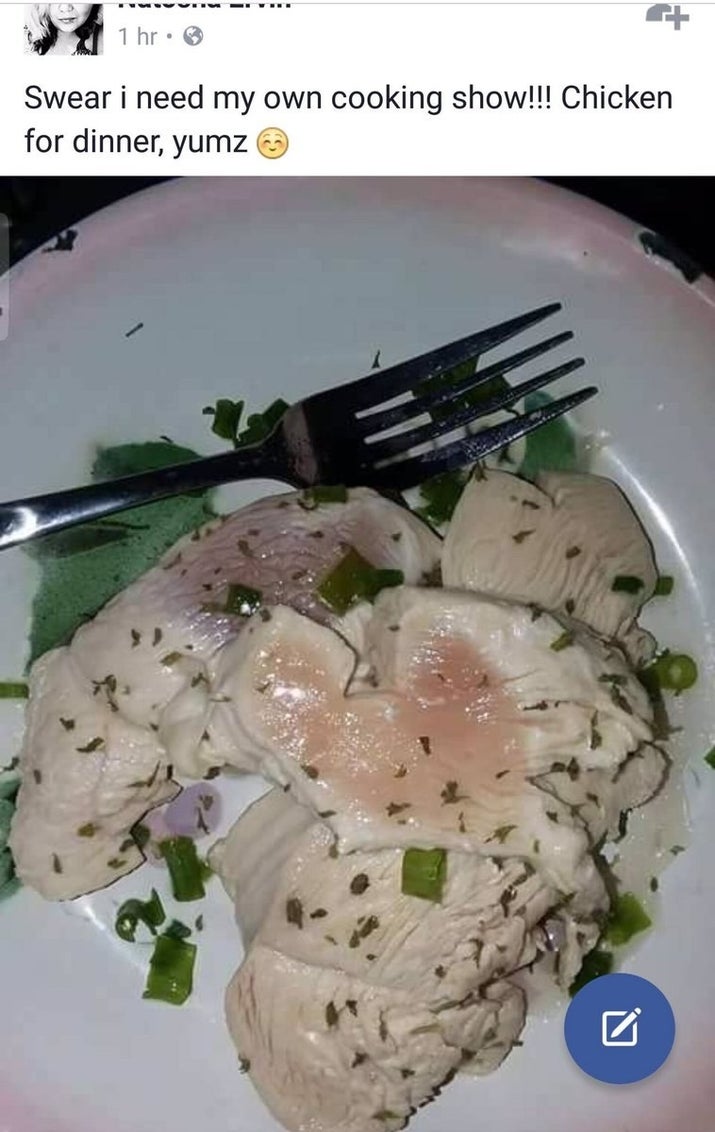 Ayam setengah matang 