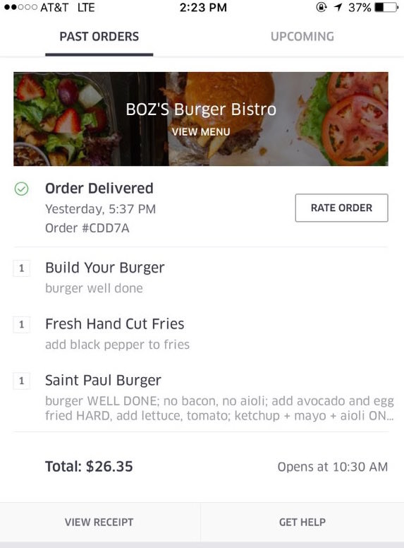 An Uber Eats Delivery Guy Sent This Woman A Smart-Ass Response And 