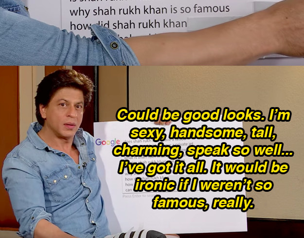 Shah Rukh Khan Answered The Most Googled Questions About Himself And It ...