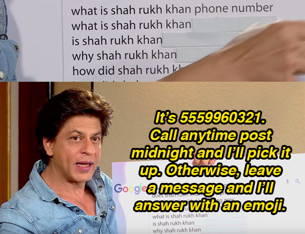 Shah Rukh Khan Answered The Most Googled Questions About Himself And It Was Hilariously Adorable shah rukh khan answered the most